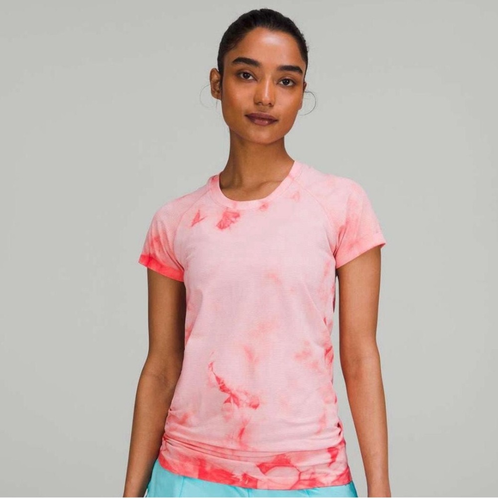 Lululemon Pink Tie-Dye Top